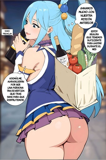 kazuma-castigando-a-aqua-1